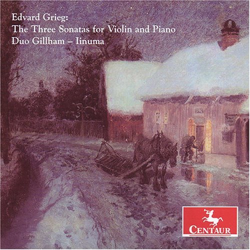 Three Sonatas for Violin & Piano - Grieg / Duo Gillham / Linuma - Música - Centaur - 0044747287324 - 29 de janeiro de 2008