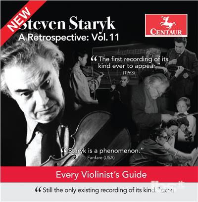 Cover for Schubert / Staryk · Retrospective / Every Violinist's Guide (CD) (2018)