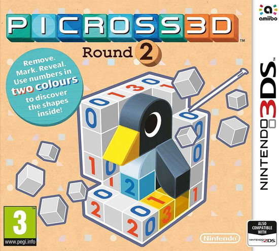 Picross 3D Round 2 - 3Ds - Game - Nintendo - 0045496474324 - April 24, 2019