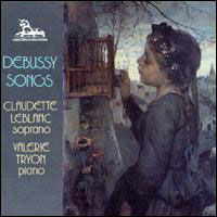 Cover for Claude Debussy  · Songs (CD)