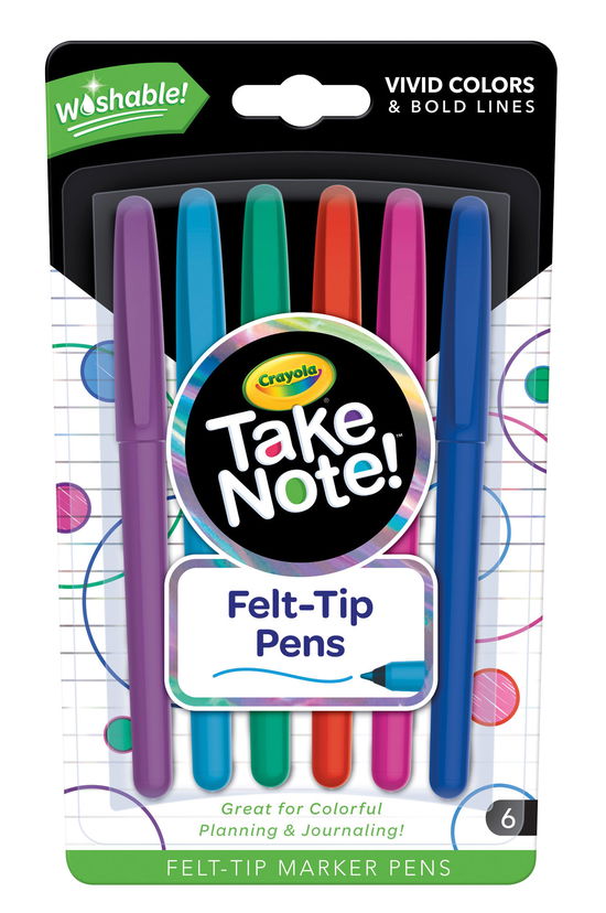 Cover for Crayola · Take Note Afwasbare Viltstiften Crayola: 6 stuks (58-6532) (Zabawki)