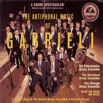 Cover for Gabrieli / Phildelphia Chicago &amp; Cleveland Brass · Antiphonal Music of Gabrieli (CD) (1996)