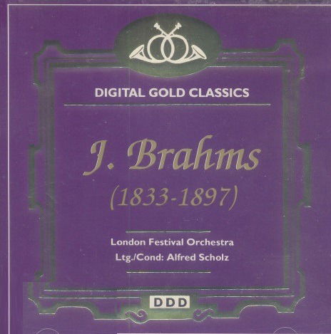 Cover for Johannes Brahms · J. Brahms 1833-1897 (CD)