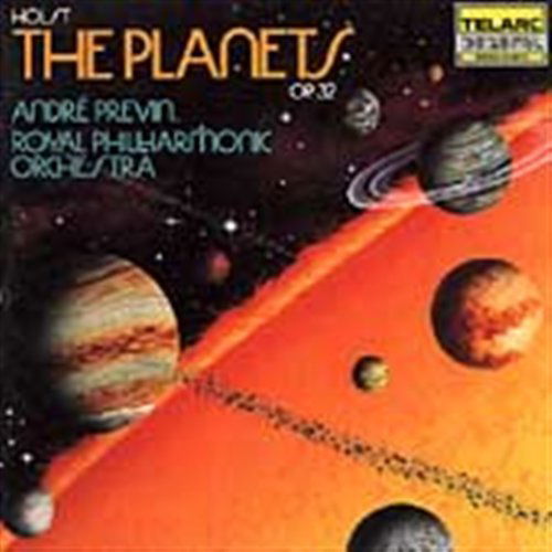 Planets - Holst / Previn / Royal Philharmonic Orchestra - Musiikki - Telarc - 0089408013324 - torstai 25. lokakuuta 1990