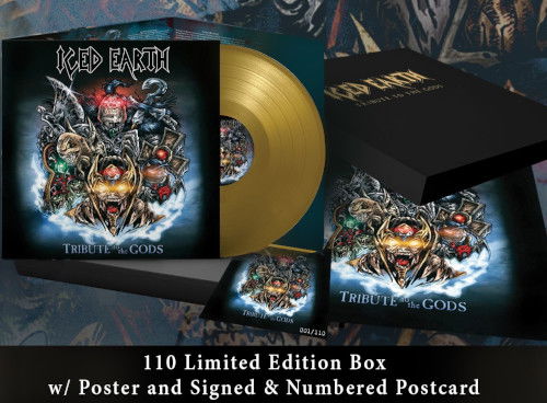 Cover for Iced Earth · Tribute to the Gods (Gold Vinyl Box) (LP) (2025)