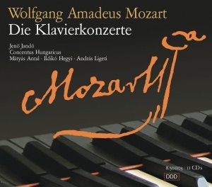 Cover for Jando,jenÖ / Concentus Hungaricu · MOZART: Die Klavierkonzerte (CD) (2001)
