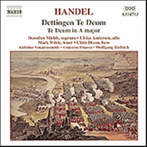 Dettingen Te Deum - G.F. Handel - Musikk - NAXOS - 0636943475324 - 12. november 2001