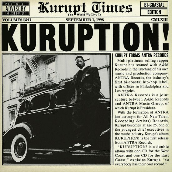 Cover for Kurupt · Kuruption [pa] (CD) (1998)