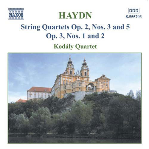 Haydnstring Quartets Op 2 Nos 3 And 5 - Kodaly Quartet - Música - NAXOS - 0747313570324 - 3 de fevereiro de 2003