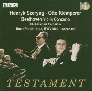 Cover for Szeryng Henryk / Klemperer Otto · Violin Concerto In D Testament Klassisk (CD) (2000)