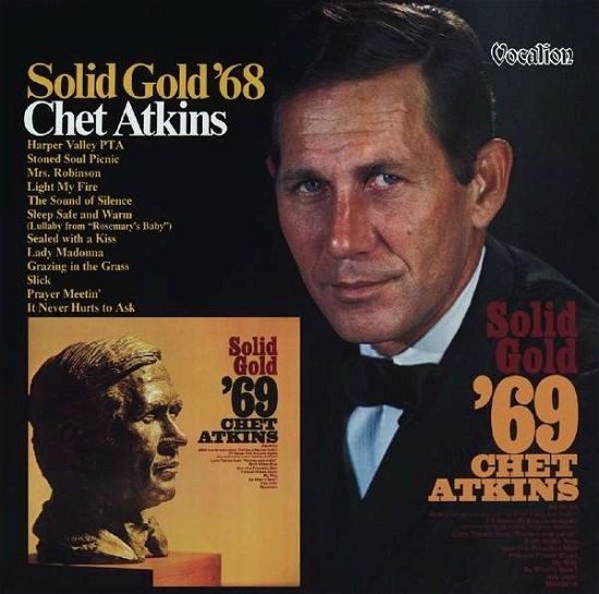 Cover for Chet Atkins · Solid Gold '68 &amp; Solid Gold '69 Vocalion Pop / Rock (CD) (2016)