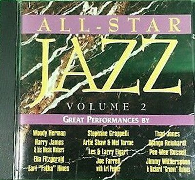 Cover for Woody Herman · All-star Jazz Volume 2 (CD)