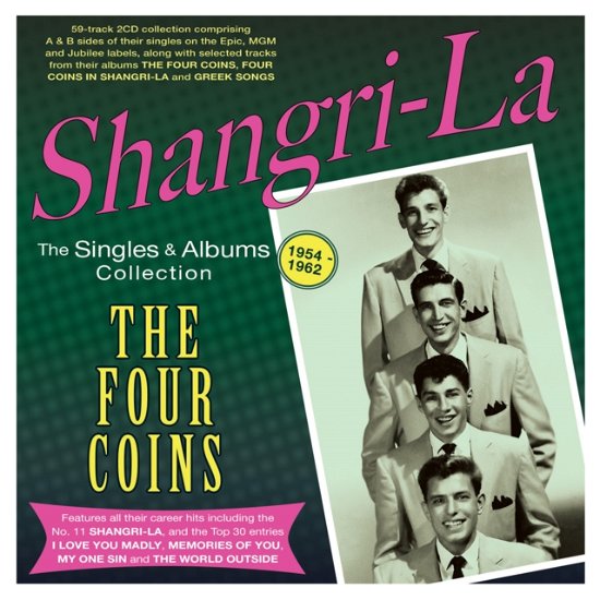 Cover for Four Coins · Shangri-La - The Singles &amp; Albums Collection 1954-62 (CD) (2023)