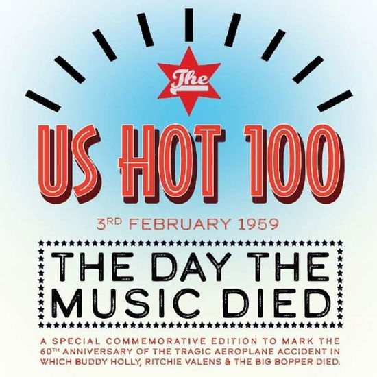 Cover for Us Hot 100 3rd Feb. 1959: Day the Music Died / Var · The Us Hot 100 3rd Feb. 1959 - The Day The Music Died (CD) (2019)