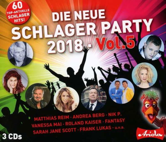 Die Neue Schlager Party,vol.5 - V/A - Musiikki - SONY - 0889854627324 - perjantai 4. toukokuuta 2018