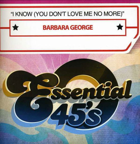 Cover for Georgebarbara · I Know (CD) (2012)