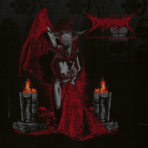 Cover for Devastator · Baptised In Blasphemy (LP) [Remastered edition] (2023)