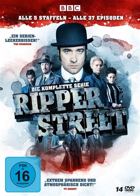 Cover for Macfadyen,matthew / Flynn,jerome / Rothenberg,adam/+ · Ripper Street-die Komplette Serie (DVD) (2018)