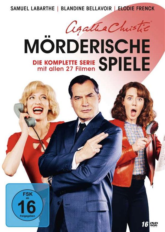 Cover for Labarthe,samuel / Bellavoir,blandine / Frenck,elodie · Agatha Christie:mörderische Spiele-komplette Serie (DVD) (2022)