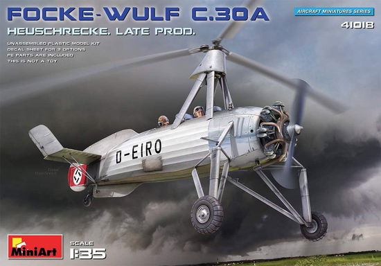 Cover for MiniArt · 1/35 Focke-wulf Fw C.30a Heuschrecke. Late Prod (Legetøj)