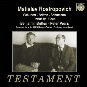 Schubert: Sonata for Arpeggione and Piano . Britten: Sonata for Cello an - Mstislav Rostropovich - Muziek - KING INTERNATIONAL INC. - 4909346019324 - 21 november 2019