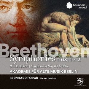 Cover for Akademie Fur Alte Musik Be · Beethoven: Symphonies No.1&amp;2 (CD) [Japan Import edition] (2020)