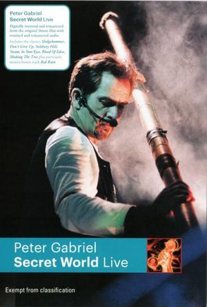 Cover for Peter Gabriel · Secret World Live (DVD) (2012)