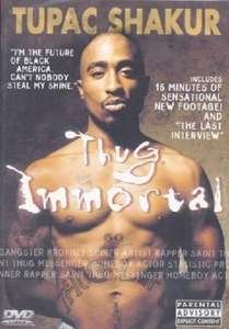 Cover for Tupac Shakur · Thug Immortal [Edizione: Regno Unito] (DVD) (2007)