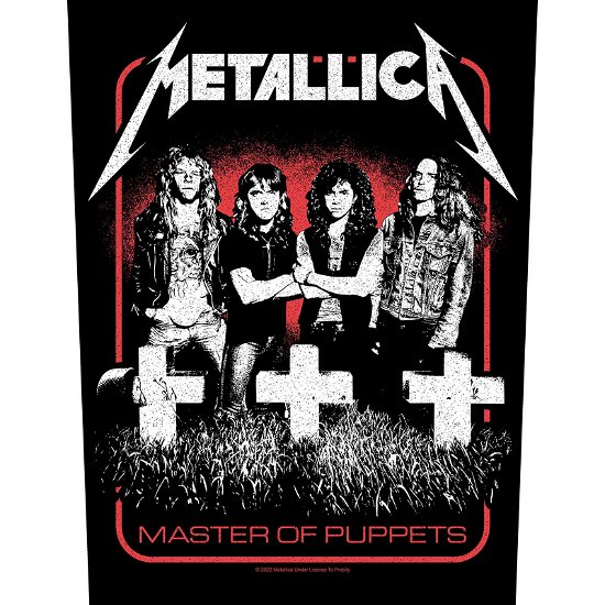 Cover for Metallica · Metallica Back Patch: Master Of Puppets Band (MERCH) (2023)