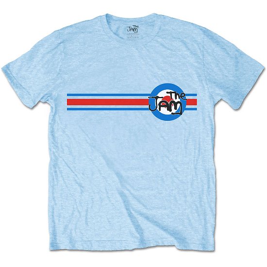 Cover for Jam - The · The Jam Unisex T-Shirt: Target Stripe (T-shirt) [size L] [Blue - Unisex edition]