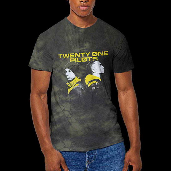 Twenty One Pilots · Twenty One Pilots Unisex T-Shirt: Back To Back (Wash Collection) (T-shirt) [size S]