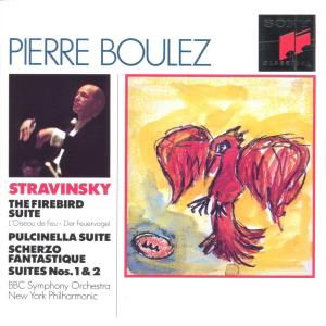 Cover for Stravinsky · The Firebird Suite-Boulez / New York (CD) (1994)