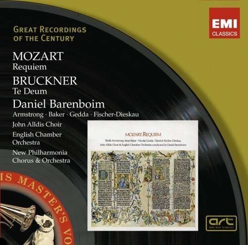 Cover for Daniel Barenboim · Mozart: Requiem &amp; Bruckner (CD) [Remastered edition] (2008)