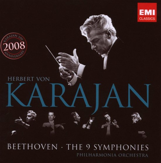 Cover for Beethoven / Karajan · 9 SYMPHONIES (temp del.) (CD) [Ltd edition] [Box set] (2008)