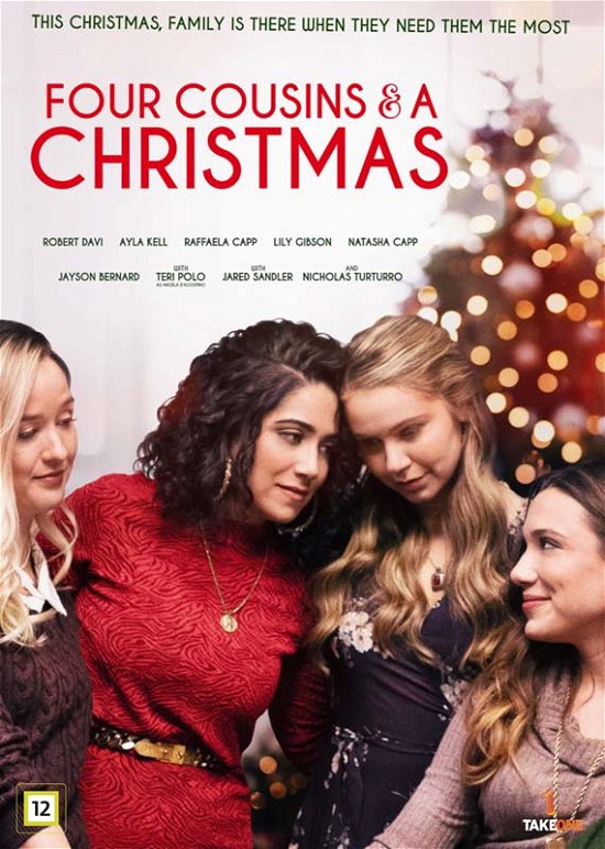 Cover for Four Cousins and a Christmas (DVD) (2022)