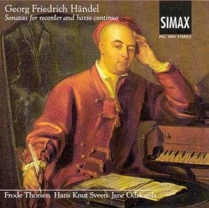 Cover for Handel / Odriozola / Sveen / Thorsen · Recorder Sonatas (CD) (1994)