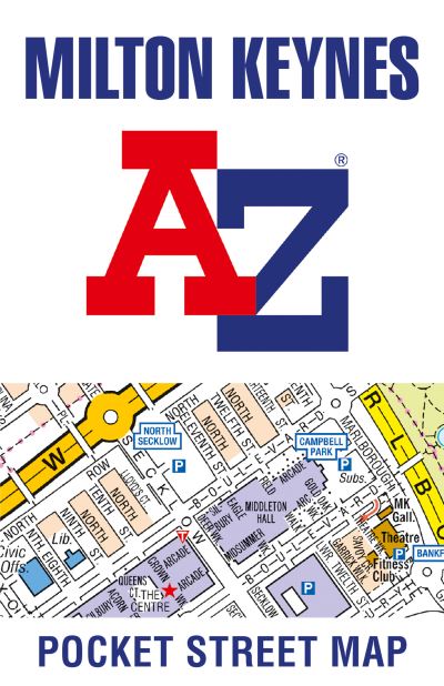 Cover for A-Z Maps · Milton Keynes A-Z Pocket Street Map (Map) (2021)