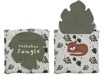 Peekaboo Jungle: Baby's First Crinkle Peek-A-Book - Lift the Flap! - Wee Gallery Peekaboo Cloth Books (Tavlebog) (2023)