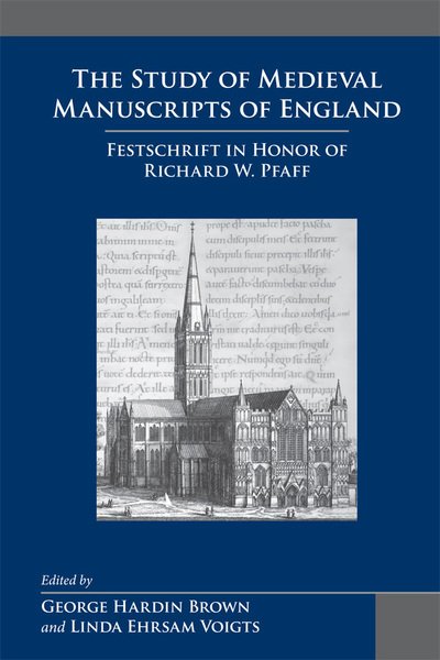 Cover for Brown · Study of Medieval Manuscripts of England (Inbunden Bok) (2010)