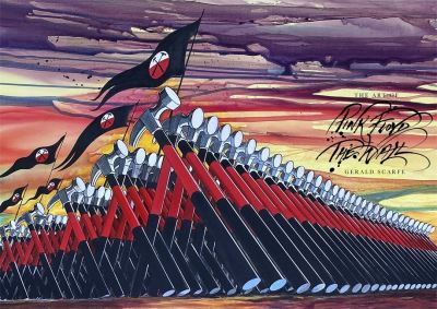 The Art of Pink Floyd The Wall - Gerald Scarfe - Książki - Little, Brown Book Group - 9781408714324 - 9 grudnia 2021