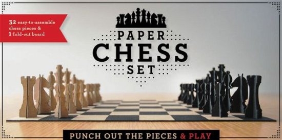 Paper Chess Set - Chronicle Books - Brætspil - Chronicle Books - 9781452120324 - 1. august 2013