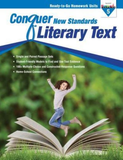 Cover for Newmark Learning · Conquer New Standards Literary Text (Grade 5) Workbook (Paperback Book) (2019)