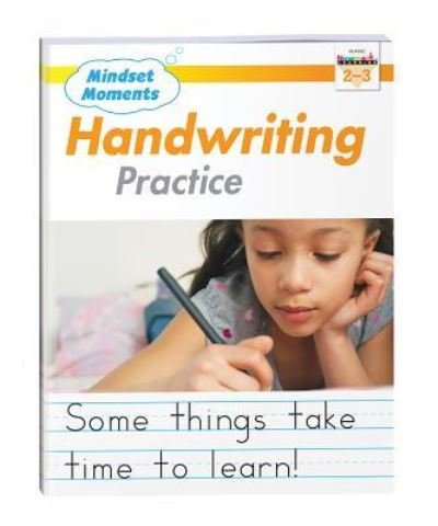 Cover for Newmark Learning · Mindset Moments: Manuscript Handwriting Practice Gr. 2-3 Reproducible (Paperback Book) (2019)