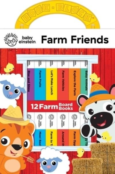 Cover for P I Kids · Baby Einstein Farm Friends 12 Board Books  My First Library (Hardcover bog) (2023)
