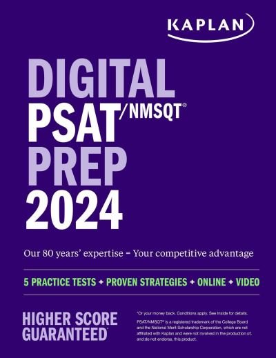 Cover for Kaplan Test Prep · Digital PSAT / NMSQT Prep 2024 with 1 Full Length Practice Test, Practice Questions, and Quizzes - Kaplan Test Prep (Paperback Book) (2023)