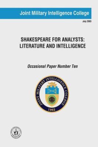 Cover for Jeffrey White · Shakespeare for Analysts (Paperback Book) (2016)