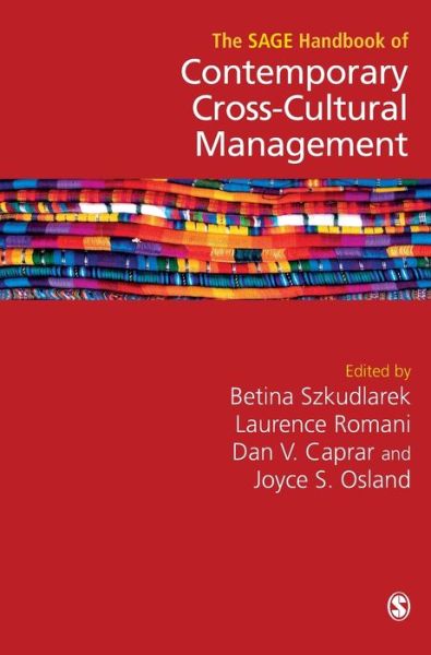 Cover for Betina Szkudlarek · The SAGE Handbook of Contemporary Cross-Cultural Management (Hardcover Book) (2020)