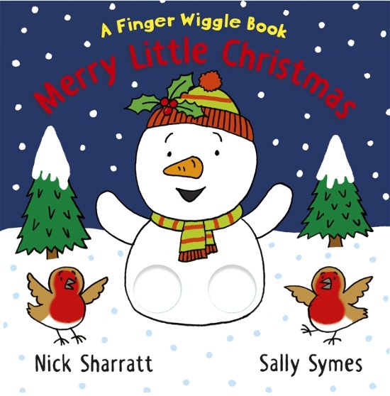 Cover for Sally Symes · Merry Little Christmas: A Finger Wiggle Book - Finger Wiggle Books (Board book) (2022)