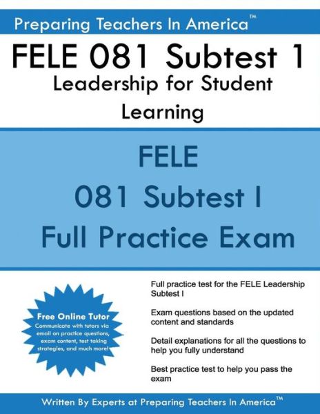 Cover for Preparing Teachers in America · FELE 081 Subtest 1 (Taschenbuch) (2017)