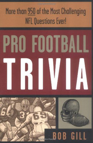 Cover for Bob Gill · Pro Football Trivia (Paperback Book) (1999)